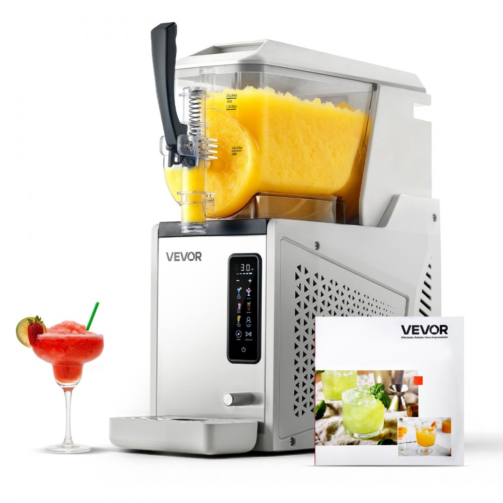 VEVOR Slushie Machine, 3L/100oz No Ice Needed Slushy Machine for Home, Frozen Drink Maker with Single Tank, Margarita