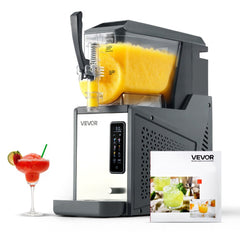 VEVOR Slushie Machine, 4L/135oz No Ice Needed Slushy Machine for Home, Frozen Drink Maker with Single Tank, Margarita