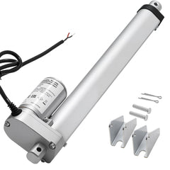 VEVOR 12V Linear Actuator, 9.84 Inch High Speed 0.6"/s Linear Motion Actuator, 225lbs/1000N with IP54 Protection &