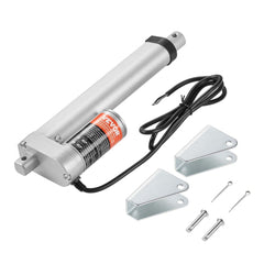 VEVOR Linear Actuator 12V, 6 Inch High Speed 0.55"/s Linear Actuator, 220lbs/1000N Linear Motion Actuator with Mounting