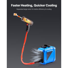 VEVOR Induction Heater Bolt Removal, 1800W 110V Magnetic Induction Heater Kit, Handheld Nut Buster Tool for Rusty Screw