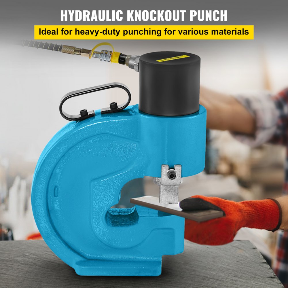 VEVOR CH-70 Hydraulic Hole Punching Tool 35T Hole Digger Force Puncher Smooth Hole Puncher for Iron Plate Copper Bar