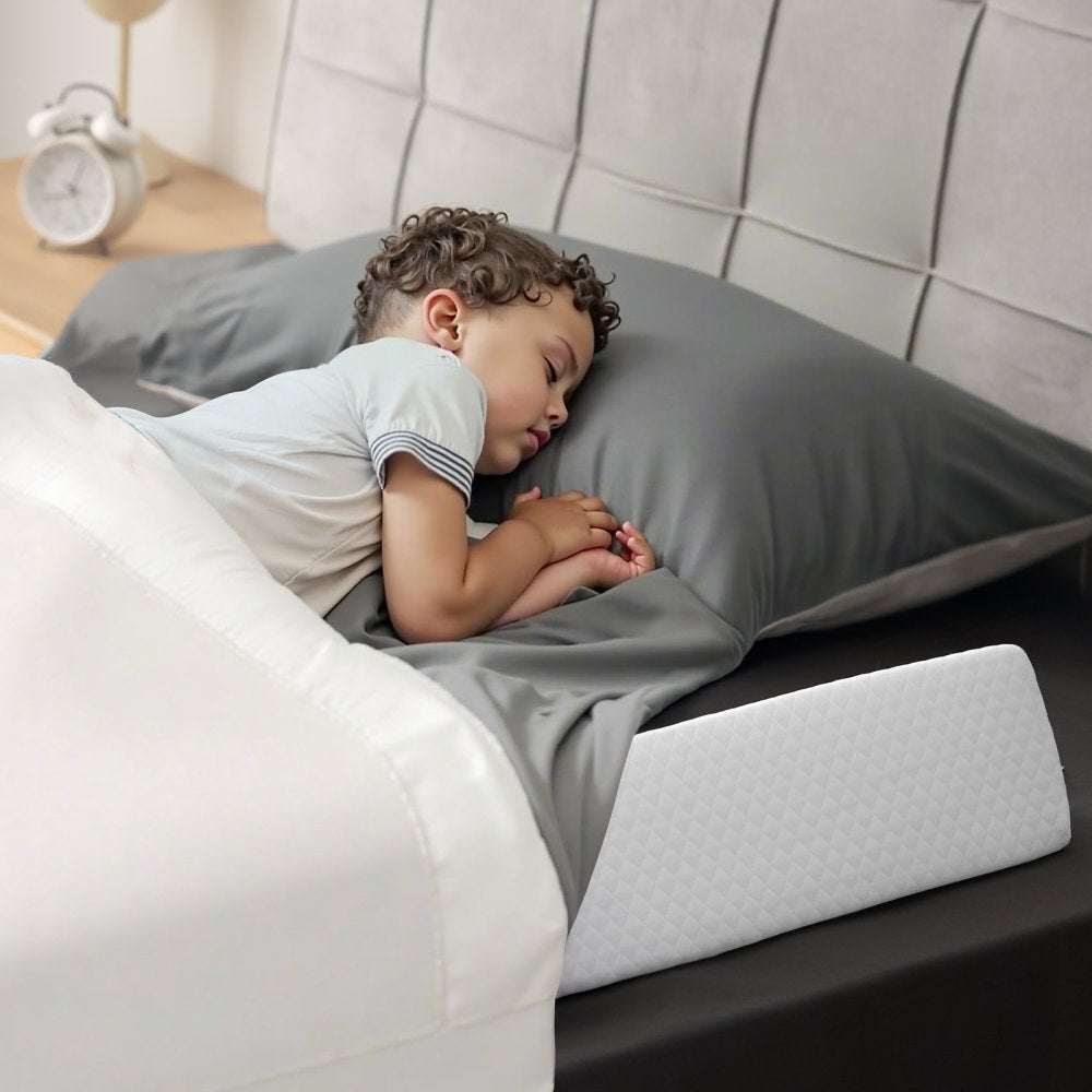 VEVOR Toddlers Bed Bumper, 56-inch Non-Slip Bed Rail Bumper, High-Rebound Foam Bedrail Guard for Toddlers with