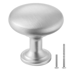 VEVOR Cabinet Knobs, 25 Pack, 1.1 Inch Zinc Alloy Drawer Pulls & Door Handles, Mushroom Kitchen Dresser Solid Knobs