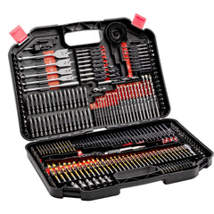 VEVOR Drill Bit Set, 246 Pieces Drill and Driver Bit Set, Screwdriver Bit Set Suitable for Wood Metal Cement Drilling