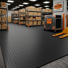 VEVOR Garage Tiles Interlocking, 12 x 12 x 0.53 inch 50 Pack Garage Floor Covering Tiles, Non-Slip Double-Sided Texture