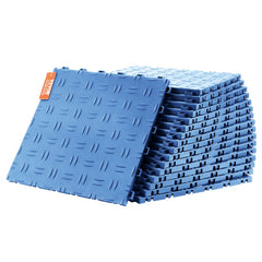VEVOR Garage Tiles Interlocking, 12 x 12 x 0.53 inch 25 Pack Garage Floor Covering Tiles, Non-Slip Double-Sided Texture