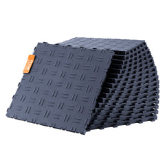 VEVOR Garage Tiles Interlocking, 12 x 12 x 0.53 inch 50 Pack Garage Floor Covering Tiles, Non-Slip Double-Sided Texture