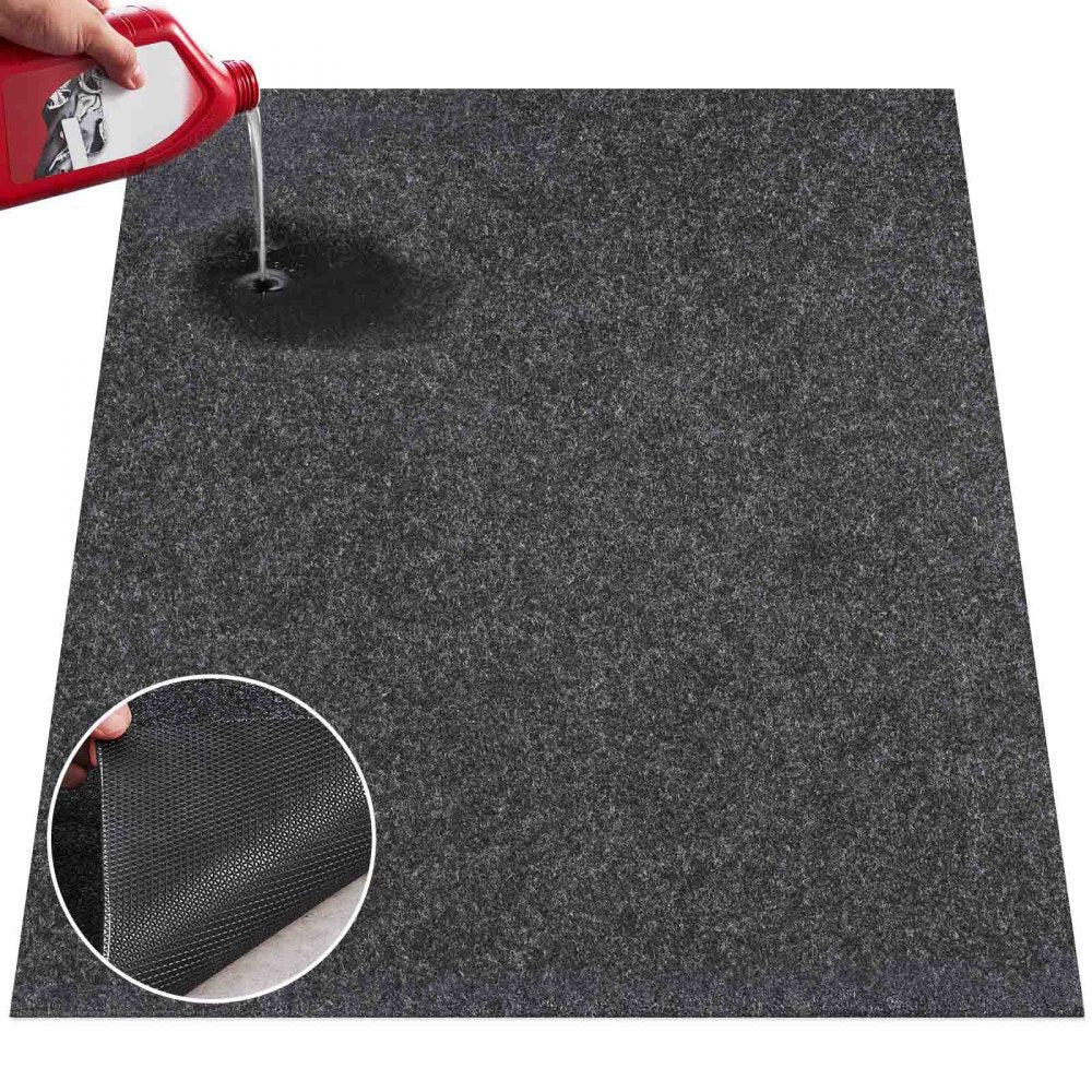VEVOR Garage Floor Mat, 7.5'x20' Waterproof Protection from Water,Snow, Rain,Mud and Oil for Cars, Non-slip Heavy Duty