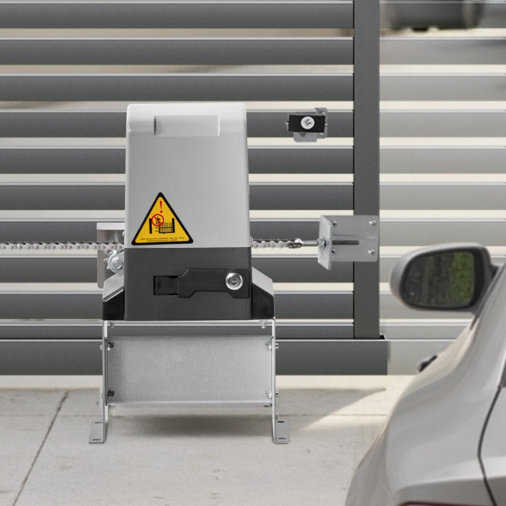 Vevor 3300lbs Automatic Sliding Gate Opener Driveway Operator Infrared Sensor - 550 W / Nylon Rack