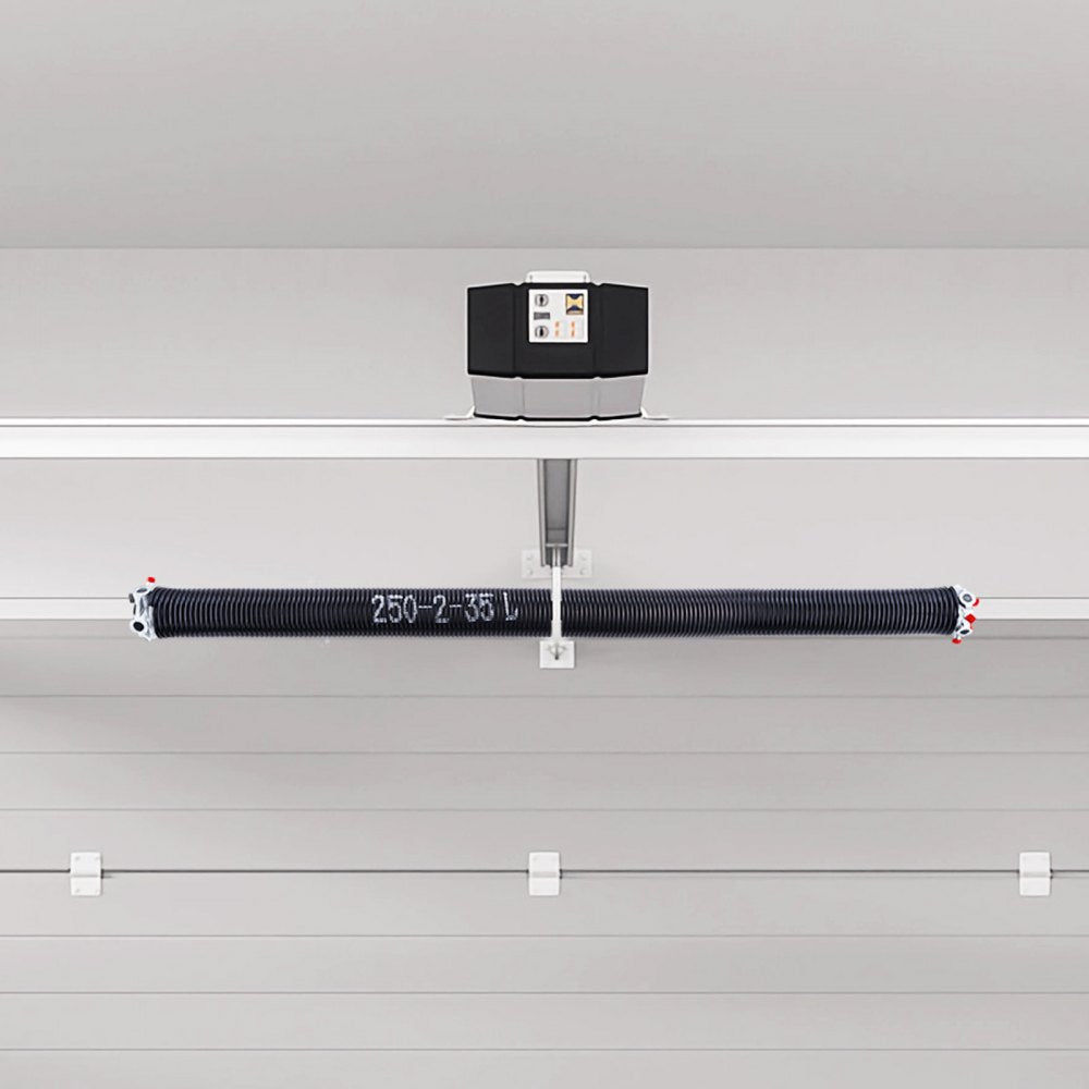 VEVOR Garage Door Torsion Springs, Pair of 0.250 x 2 x 35 in, 16000 Cycles, Electrophoresis Black Coated for