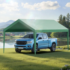 VEVOR Carport Replacement Canopy, 10 x 20 ft Potable Garage Tent Top Tarp, UV-Resistant & Waterproof Car Shelter Tarp