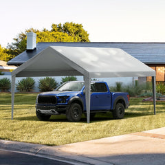 VEVOR Carport Replacement Canopy Cover 12 x 20 ft, Garage Top Tent Shelter Tarp Heavy-Duty Waterproof & UV Protected