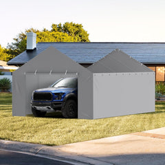 VEVOR Carport Replacement Canopy Cover Side Wall 13 x 20 ft, Garage Tent Shelter Tarp Heavy-Duty Waterproof & UV