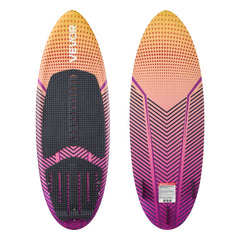 VEVOR 63-Inch Wakesurf Board, Wake Surfing Board with EPS Foam Core, EVA Non-Slip Pad & 3 Tail Fins, UV-Resistant