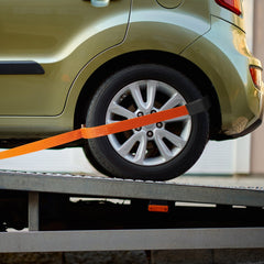 VEVOR Ratchet Tie Down Straps Kit, 2" x 120" Tire Straps, 5512 LBS Working Load, 11023 LBS Breaking Strength, Car Tie