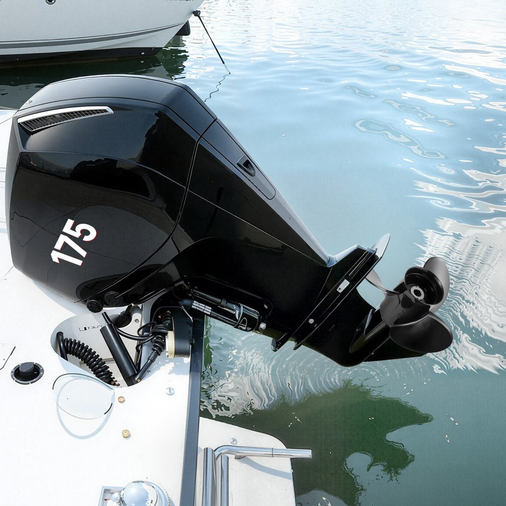 VEVOR Outboard Propeller, Upgrade OEM 15 Spline Tooth Aluminum Outboard Boat Propeller Fit Mercury/Mariner Engines