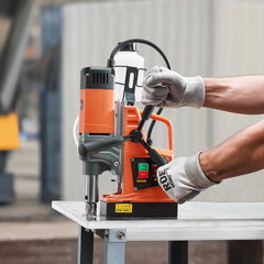 VEVOR Magnetic Drill, 1300W Motor 1.6 in Boring Diameter, 2810 lbf Portable Electric Mag Drill Press, 810 RPM No-Load