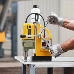 VEVOR Magnetic Drill, 1400W Motor 1.6 in Boring Diameter, 2810 lbf Portable Electric Mag Drill Press, with 11 Coring