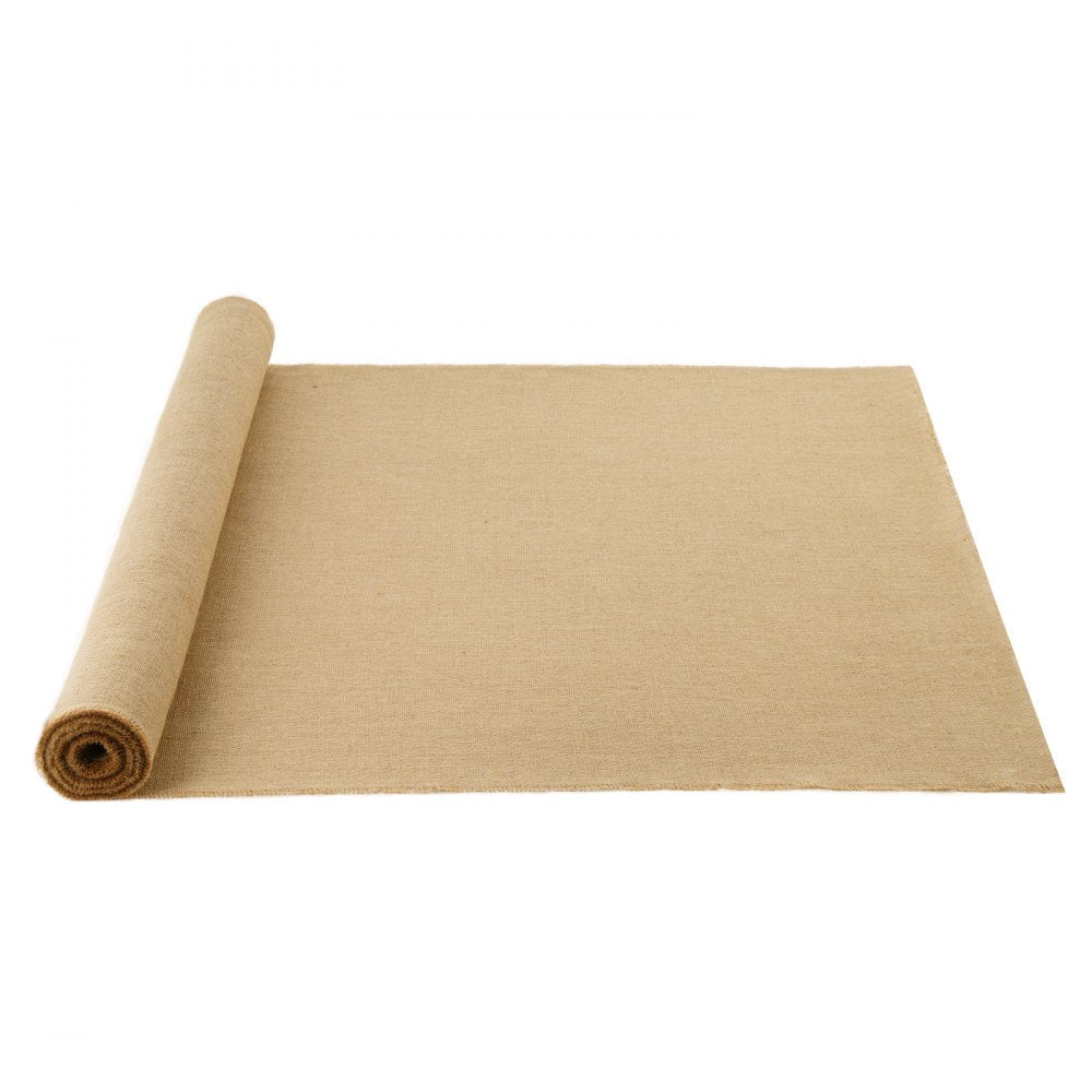 VEVOR Burlap Fabric Roll, 40" x 30 ft & 50 x 50 High Density Wide Natural Burlap Fabric Rolls, Jute Fabric Burlap Tree