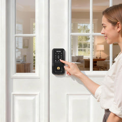 VEVOR Keyless Entry Door Lock, Touchpad Electronic Deadbolt with IC Card, Customizable User Codes, Keyed Entry, Auto