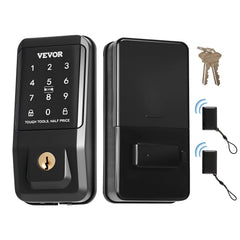 VEVOR Keyless Entry Door Lock, Touchpad Electronic Deadbolt with IC Card, Customizable User Codes, Keyed Entry, Auto
