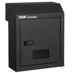 VEVOR Through The Door Key Drop Box, Heavy Duty Steel Through the Door Mailbox with 12" Combination Lock, Mail Drop