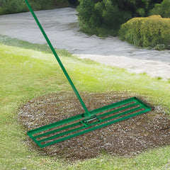 VEVOR Lawn Leveling Rake, 48"x10" Level Lawn Tool, Heavy-duty Lawn Leveler with 78" Steel Extended Handle, Yard