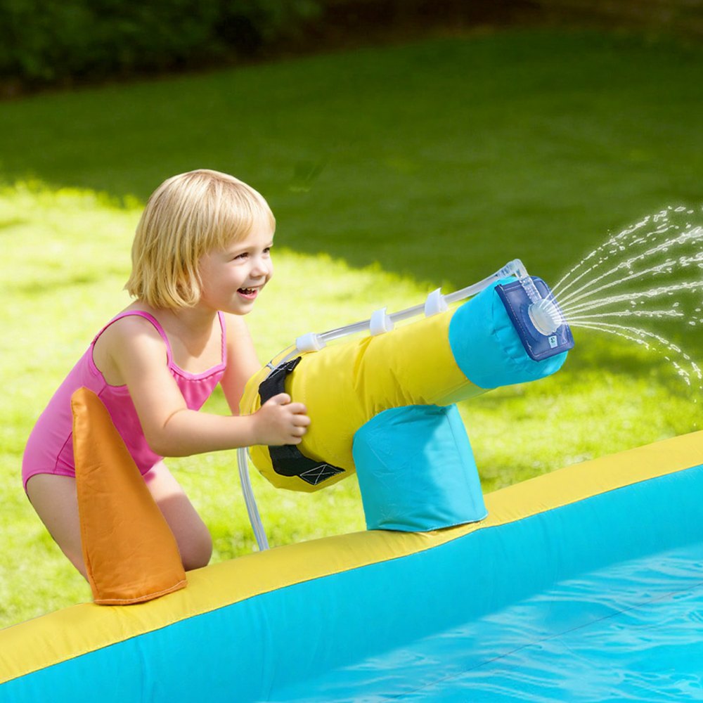 VEVOR Inflatable Bounce House, 12.5 x 13.1 x 6.5 ft Inflatable Bounce House Water Slide, Bouncer Castle with Castle