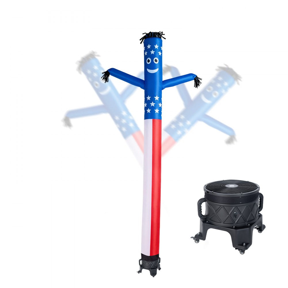 VEVOR Inflatable Tube Man with Blower, 20 ft Tall, Wacky Waving Wind Flying Inflatable Dancing Tube Guy with 1 HP IPX3