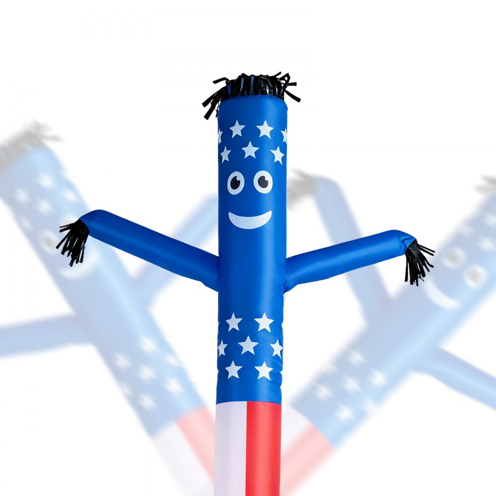 VEVOR Inflatable Tube Man, 20-Feet Tall, Wacky Waving Dancing Tube Guy, Wind Flying Arm Flailing Air Puppet, 18-Inch
