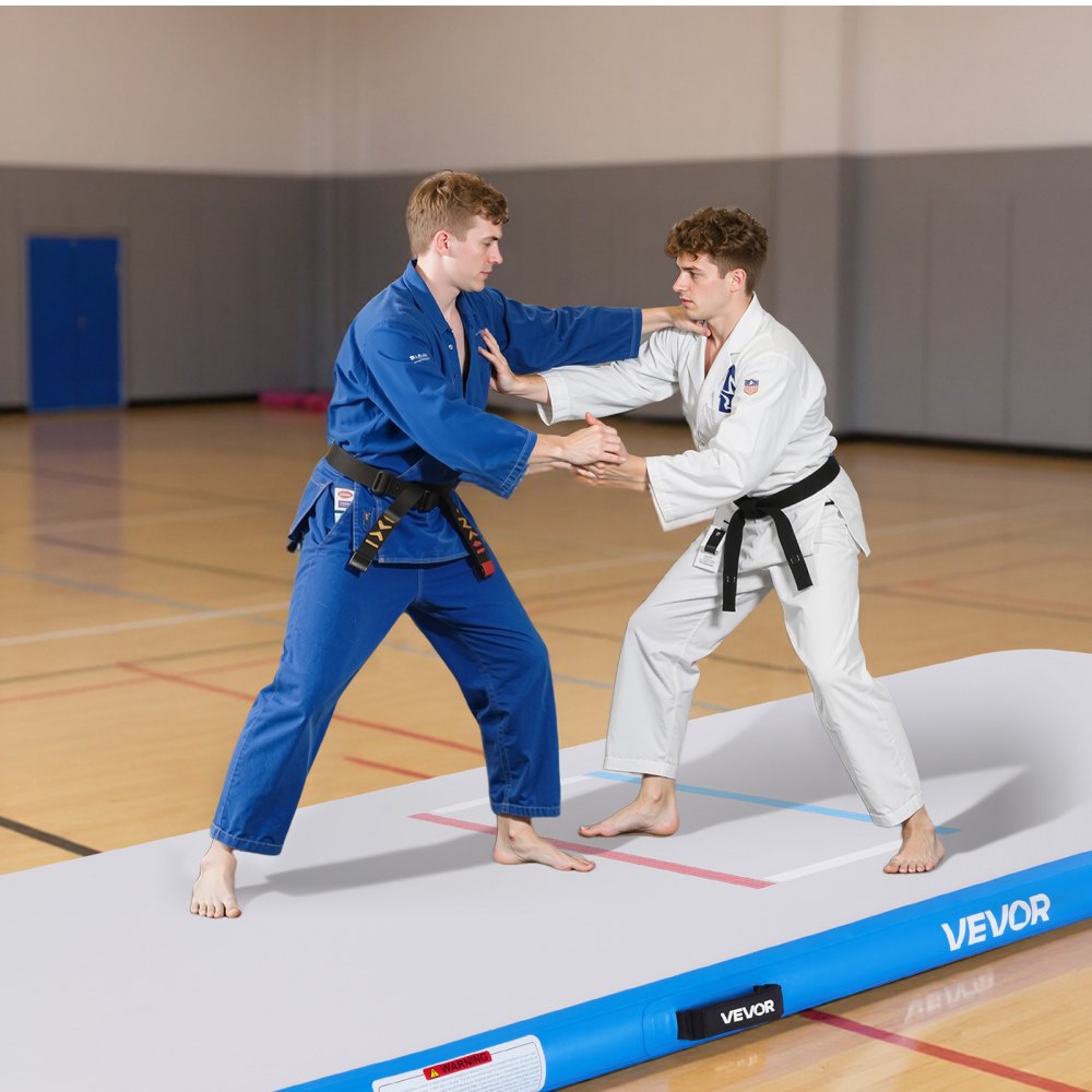 VEVOR 10x5 ft Wrestling Mat Inflatable, Martial Arts Thick Mat for Outdoor Indoor Home Gym Exercise, PVC Foldable