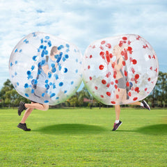 VEVOR Inflatable Bumper Balls 2-Pack, 5FT/1.5M Body Sumo Zorb Balls for Teen & Adult, 0.8mm Thick PVC Human Hamster