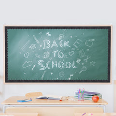 VEVOR Bulletin Board Border, 65.6 Feet Rolled Border Trim, Scalloped Bulletin Board Paper with Wavy Line Design