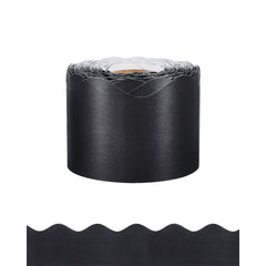 VEVOR Bulletin Board Border, 65.6 Feet Rolled Border Trim, Scalloped Bulletin Board Paper with Wavy Line Design