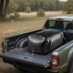 VEVOR Water Storage Bladder, 63.4 Gal Collapsible Water Storage Bag, Wear-Resistant 1000D PVC Soft Waters Bag
