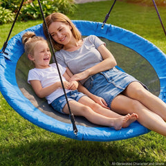 VEVOR Tree Swing 60" Saucer Swing for Kids & Adults 700 lbs Weight Capacity, for Backyard Outdoor & Indoor, 360°