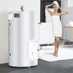 VEVOR Electric Water Heater, 18 Gallon Tank Instant Hot Water Heater, 1.6Kw Tankless Water Heater w/ LED Display,Knob