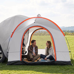 VEVOR SUV Camping Tent, 8'-8' SUV Tent Attachment for Camping with Rain Layer and Carry Bag, PU2000mm Double Layer