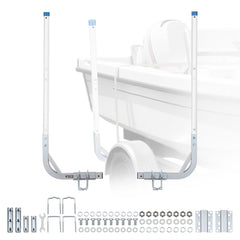 VEVOR Boat Trailer Guides, 30.5 in/47.5 in Height Guide Poles, 2PCS High-Hardness Steel Trailer Guide-Ons, Adjustable