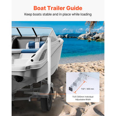 VEVOR Boat Trailer Guide, 40″ Adjustable Design Trailer Guide Poles, 2PCS High-Hardness Steel Trailer Guide-Ons