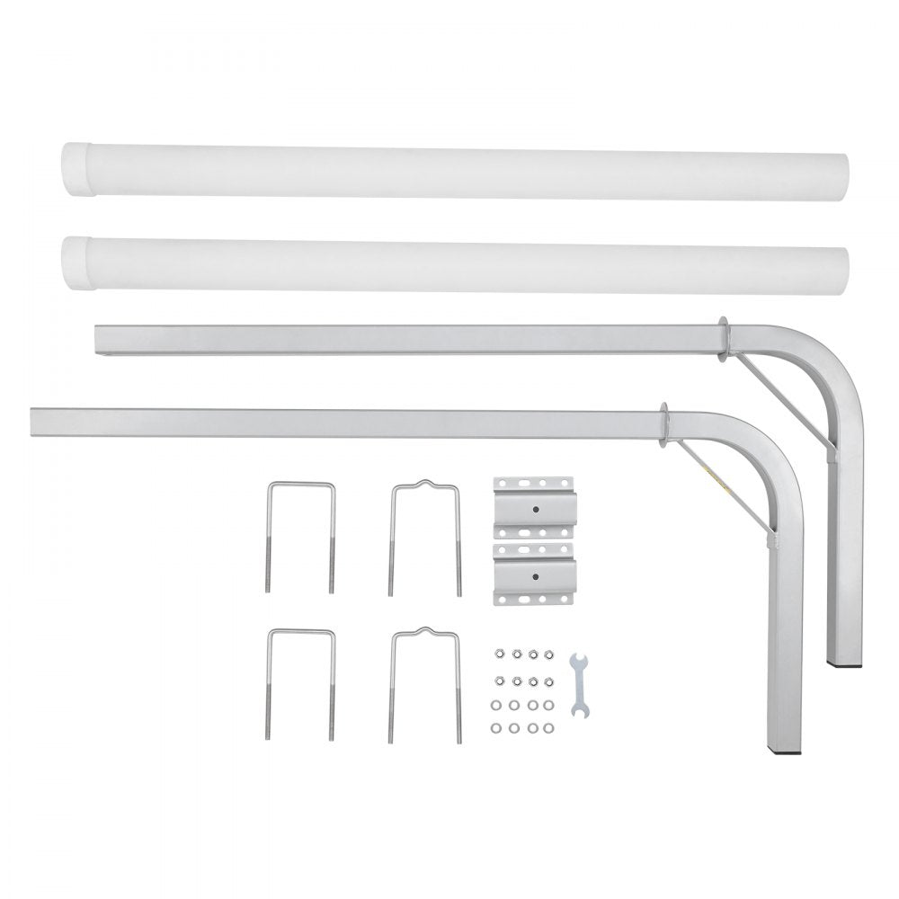 VEVOR Boat Trailer Guide, 48″ Adjustable Design Trailer Guide Poles, 2PCS High-Hardness Steel Trailer Guide-Ons