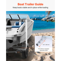 VEVOR Boat Trailer Guide, 60″ Adjustable Design Trailer Guide Poles, 2PCS High-Hardness Steel Trailer Guide-Ons