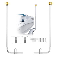 VEVOR Boat Trailer Guide, 65.7 in with LED Light Trailer Guide Poles, 2PCS High-Hardness Steel Guide-Ons, Wide