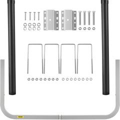VEVOR Boat Trailer Guide-ons, 40", 2PCS Rustproof Galvanized Steel Trailer Guide ons, Trailer Guides with Black PVC