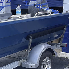 VEVOR Boat Trailer Guide-ons, 2 PCS Rustproof Steel Trailer Guide ons, Trailer Guides with Carpet-Padded Boards