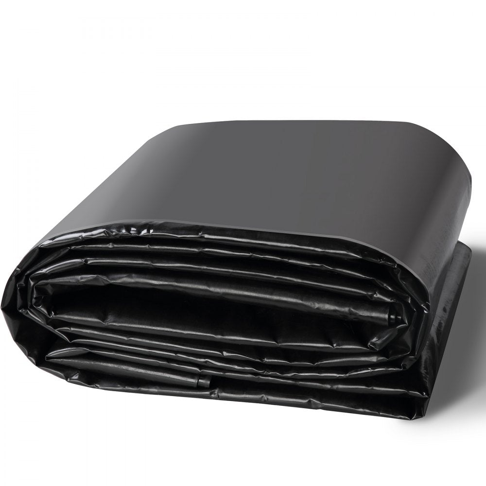 VEVOR Pond Liner, 10 x 13 ft 20 Mil Thickness, Pliable LLDPE Material Pond Skins, Easy Cutting Underlayment for Fish or