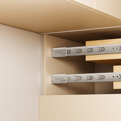 VEVOR Drawer Slides Brackets, 10 Pairs Drawer Rails for 100 LBS Side Mount Ball Bearing Rail, Heavy Duty Cabinet Drawer