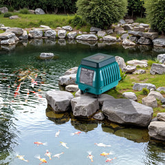 VEVOR Linear Air Pump, 1110 GPH Air Flow, Septic Aerator Pump, Aeration System for 10 ft Deep Ponds, Fit for Septic