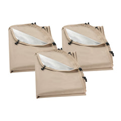 VEVOR Sun Shade Sail Canopy Covers, Fit for 15 x 13.8 ft Screen House Tent, Sun Protection, 5.51 x 5.25 ft 300D Oxford